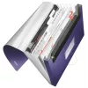 Leitz Expanding Concertina File Style PP, A4, Polypropylene (PP), Blue, 250 sheets, 80 g/m², 6 pockets