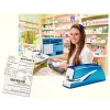 Leitz NeXXt Stapler Battery-powered WOW 5566, 10 sheets, 1 cm, Plastic, Blue, White, Battery, 50 mm