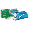 Leitz NeXXt Stapler Battery-powered WOW 5566, 10 sheets, 1 cm, Plastic, Blue, White, Battery, 50 mm