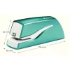 Leitz NeXXt Stapler Battery-powered WOW 5566, 10 sheets, 1 cm, Plastic, Blue, White, Battery, 50 mm