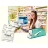 Leitz NeXXt Stapler Battery-powered WOW 5566, 10 sheets, 1 cm, Plastic, Blue, White, Battery, 50 mm