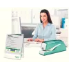 Leitz NeXXt Stapler Battery-powered WOW 5566, 10 sheets, 1 cm, Plastic, Blue, White, Battery, 50 mm