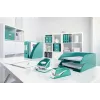 Leitz NeXXt Stapler Battery-powered WOW 5566, 10 sheets, 1 cm, Plastic, Blue, White, Battery, 50 mm