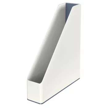 Leitz Magazine File WOW Dual Colour, White, Plastic, A4, 272 mm, 318 mm, 430 g