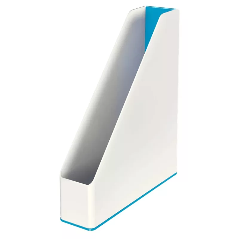 Leitz Magazine File WOW Dual Colour, Blue, White, Plastic, A4, 272 mm, 318 mm, 430 g