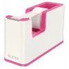Leitz Tape Dispenser WOW, 1.9 cm, 33 m, Polystyrene, Metallic, Pink, 51 mm, 126 mm
