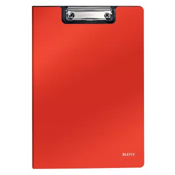 Leitz Clipfolder with front cover Solid, A4, Red, 75 sheets, Polyfoam, 229 mm, 16 mm