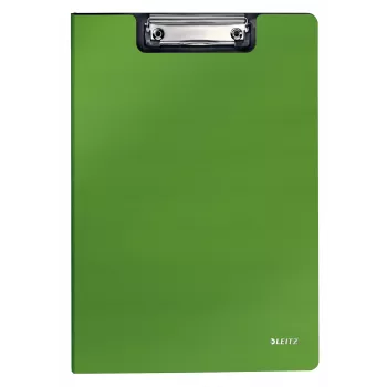 Leitz Clipfolder with front cover Solid, A4, Green, 75 sheets, Polyfoam, 229 mm, 16 mm