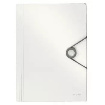 Leitz 3-Flap Folder Solid PP A4, Flap folder, A4, Polypropylene (PP), White, 150 sheets, 80 g/m²