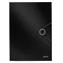 Leitz 3-Flap Folder Solid PP A4, Flap folder, A4, Polypropylene (PP), Black, 150 sheets, 80 g/m²