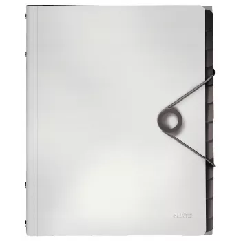 Leitz Divider Book Solid 12 tabs, Flap folder, A4, Polypropylene (PP), White, 200 sheets, 80 g/m²
