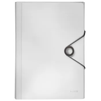 Leitz Project File Solid PP, A4, Polypropylene (PP), White, 250 sheets, 80 g/m², Elastic band