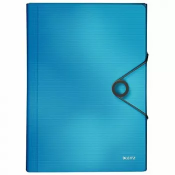 Leitz Project File Solid PP, A4, Polypropylene (PP), Blue, 250 sheets, 80 g/m², Elastic band