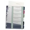 Leitz Index PC Printable 1-6 Style PP A4+, Numeric tab index, Polypropylene (PP), Multicolour, Portrait, A4 Maxi, 245 mm