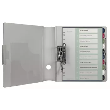 Leitz Index PC Printable 1-10 Style PP A4+, Numeric tab index, Polypropylene (PP), Multicolour, Portrait, A4 Maxi, 245 mm