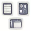 Esselte 5216-10-01 Storage box Rectangular Acrylonitrile butadiene styrene (ABS) Grey, White