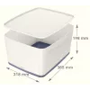 Esselte 5216-10-01 Storage box Rectangular Acrylonitrile butadiene styrene (ABS) Grey, White