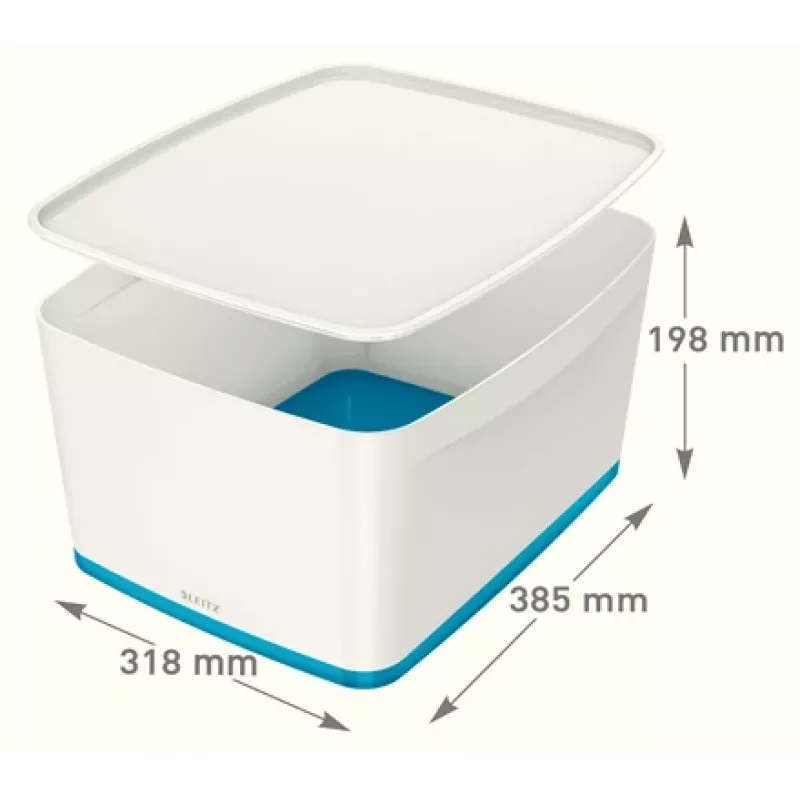 Esselte 5216-10-36 Storage box Rectangular Acrylonitrile butadiene styrene (ABS) Blue, White