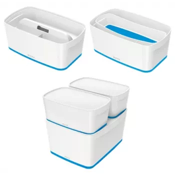 Esselte 5229-10-36 Storage tray Rectangular Acrylonitrile butadiene styrene (ABS) Blue, White
