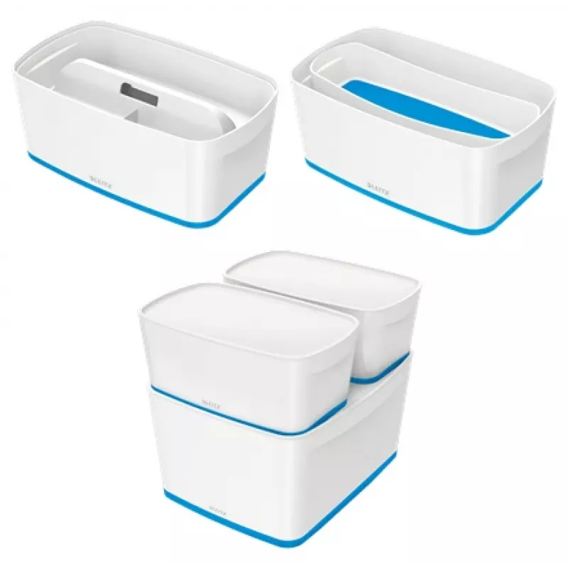 Esselte 5229-10-36 Storage tray Rectangular Acrylonitrile butadiene styrene (ABS) Blue, White