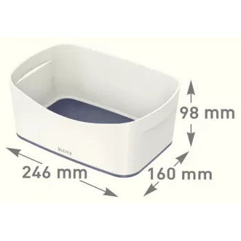 Esselte 5257-10-01 Storage tray Rectangular Acrylonitrile butadiene styrene (ABS) Grey, White