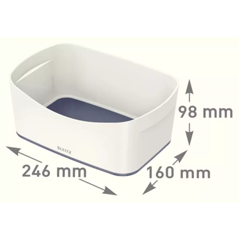 Esselte 5257-10-01 Storage tray Rectangular Acrylonitrile butadiene styrene (ABS) Grey, White