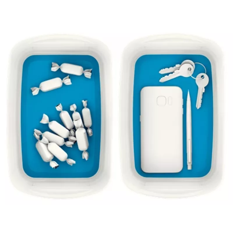 Esselte 5257-10-36 Storage tray Rectangular Acrylonitrile butadiene styrene (ABS) Blue, White