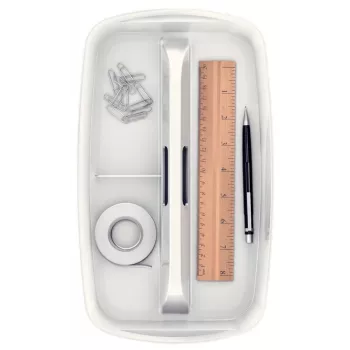 Esselte 5323-00-01 Storage tray Rectangular Acrylonitrile butadiene styrene (ABS) White