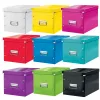 Leitz Box Click & Store WOW Cube Large Storage Box, Fuchsia, Carton, 320 mm, 360 mm, 310 mm