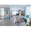 Leitz Box Click & Store WOW Cube Large Storage Box, Storage box, Turquoise, Rectangular, Carton, Monochromatic, Indoor