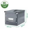 Leitz Storage Box Click & Store WOW Cube Medium, Purple, Carton, 260 mm, 260 mm, 240 mm