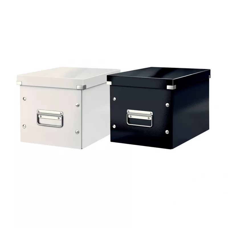 Leitz Storage Box Click & Store WOW Cube Medium, Purple, Carton, 260 mm, 260 mm, 240 mm