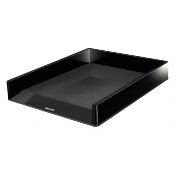 Leitz Letter Tray Dual Colour, Plastic, Black, A4, A4, Brochure, Catalogue, Envelope, Flat file, Folder, Letter, Paper, 267 mm