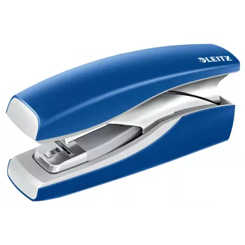 Leitz Stapler Softpress Flat Clinch 30 sheets, 30 sheets, Blue, Flat clinch, Leitz Softpress staples, Plastic, 80 g/m²