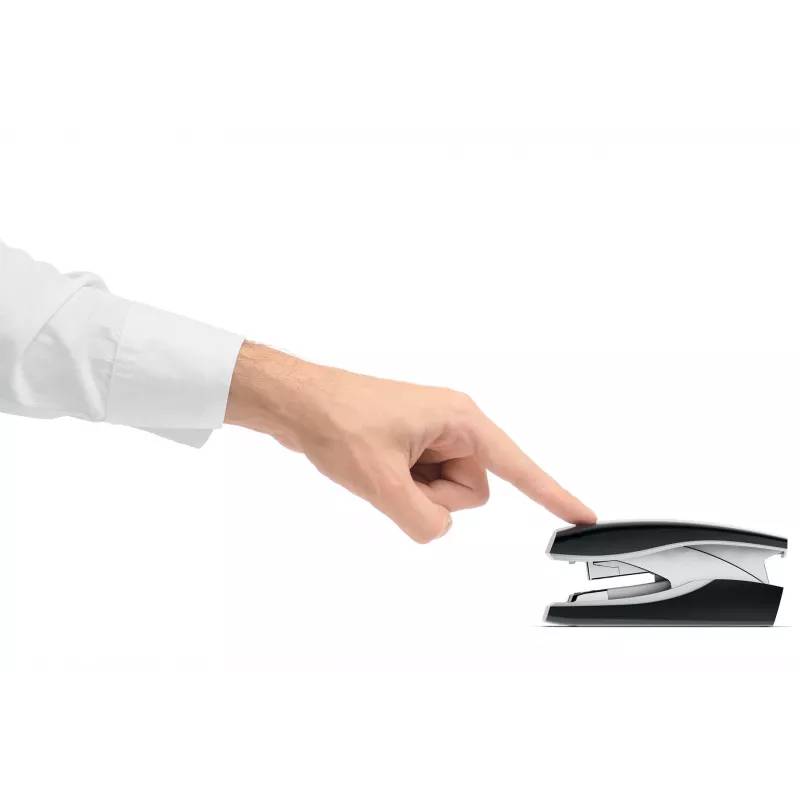 Leitz Stapler Softpress Flat Clinch 30 sheets, 30 sheets, Black, Flat clinch, Leitz Softpress staples, Plastic, 80 g/m²