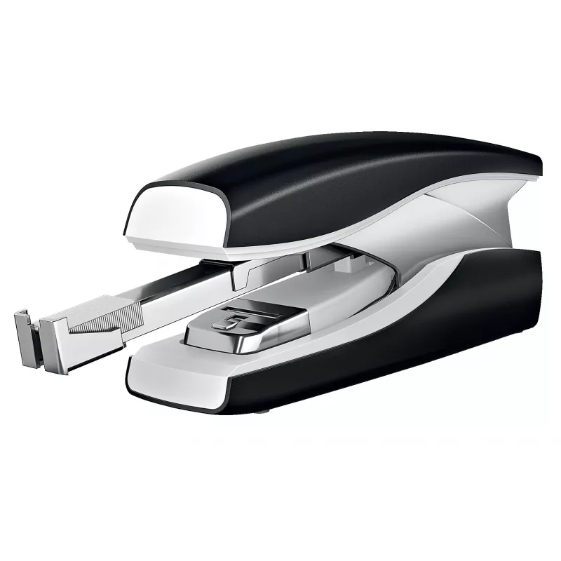Leitz Stapler Softpress Flat Clinch 30 sheets, 30 sheets, Black, Flat clinch, Leitz Softpress staples, Plastic, 80 g/m²