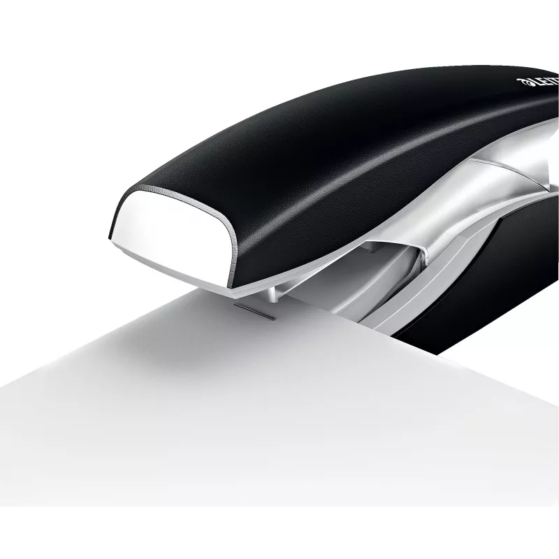 Leitz Stapler Softpress Flat Clinch 30 sheets, 30 sheets, Black, Flat clinch, Leitz Softpress staples, Plastic, 80 g/m²