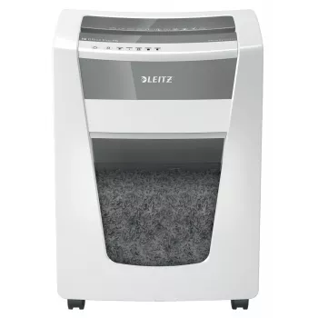 Leitz IQ Office Pro Paper Shredder P5, Micro-cut shredding, 23 cm, 2 x 15 mm, 30 L, 300 sheets, 55 dB