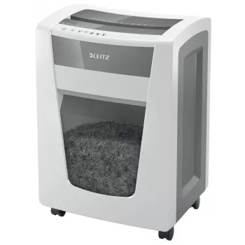 Leitz IQ Office Pro Paper Shredder P4, Cross shredding, 23 cm, 4 x 40 mm, 30 L, 275 sheets, 55 dB