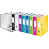 Leitz Lever Arch File 180° WOW POB/Laminated A4/80mm, A4, Carton, Black, 600 sheets, 80 g/m², 8 cm