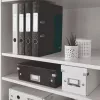 Leitz Lever Arch File 180° WOW POB/Laminated A4/50mm, A4, Q-ring, Storage, Carton, Black, 350 sheets