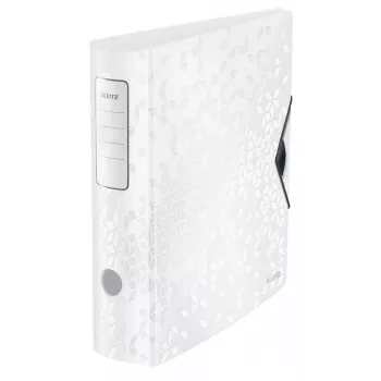 Leitz Lever Arch File Active PP WOW A4/80mm, A4, D-ring, Storage, Polyfoam, White, 500 sheets