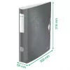 Leitz Lever Arch File Active PP WOW A4/65mm, A4, D-ring, Storage, Polyfoam, White, 350 sheets