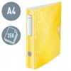 Leitz Lever Arch File Active PP WOW A4/65mm, A4, D-ring, Storage, Polyfoam, Yellow, 350 sheets
