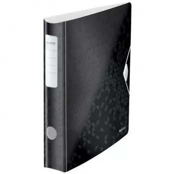Leitz Lever Arch File Active PP WOW A4/65mm, A4, Polyfoam, Black, 350 sheets, 80 g/m², 6.5 cm
