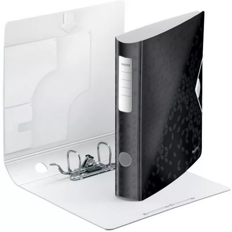 Leitz Lever Arch File Active PP WOW A4/65mm, A4, Polyfoam, Black, 350 sheets, 80 g/m², 6.5 cm