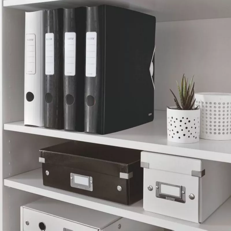 Leitz Lever Arch File Active PP WOW A4/65mm, A4, Polyfoam, Black, 350 sheets, 80 g/m², 6.5 cm