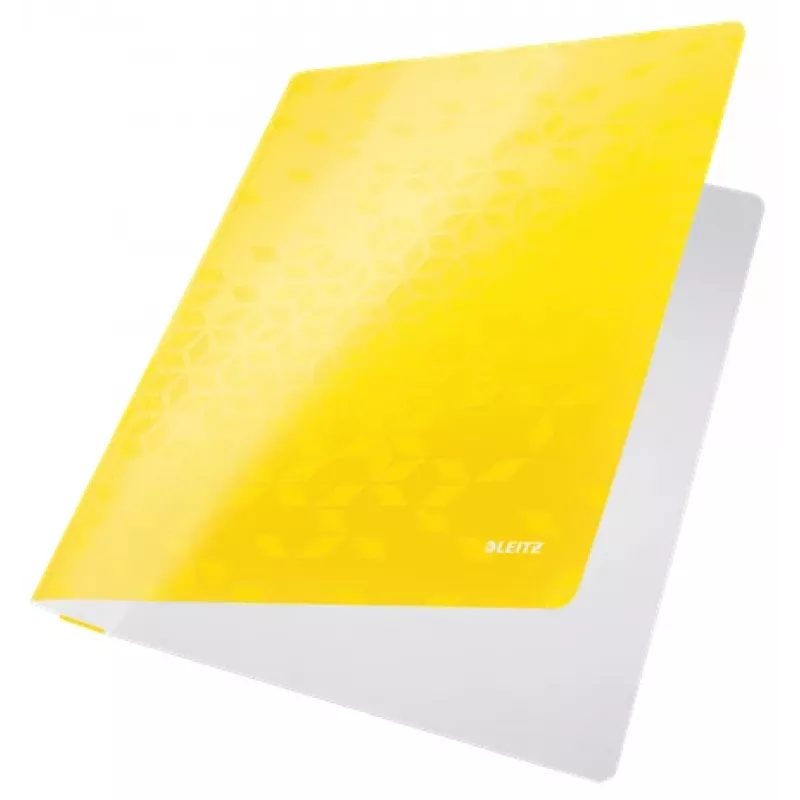 Leitz Flat File Card/Board WOW A4, Conventional file folder, A4, Carton, Yellow, Portrait, 250 sheets