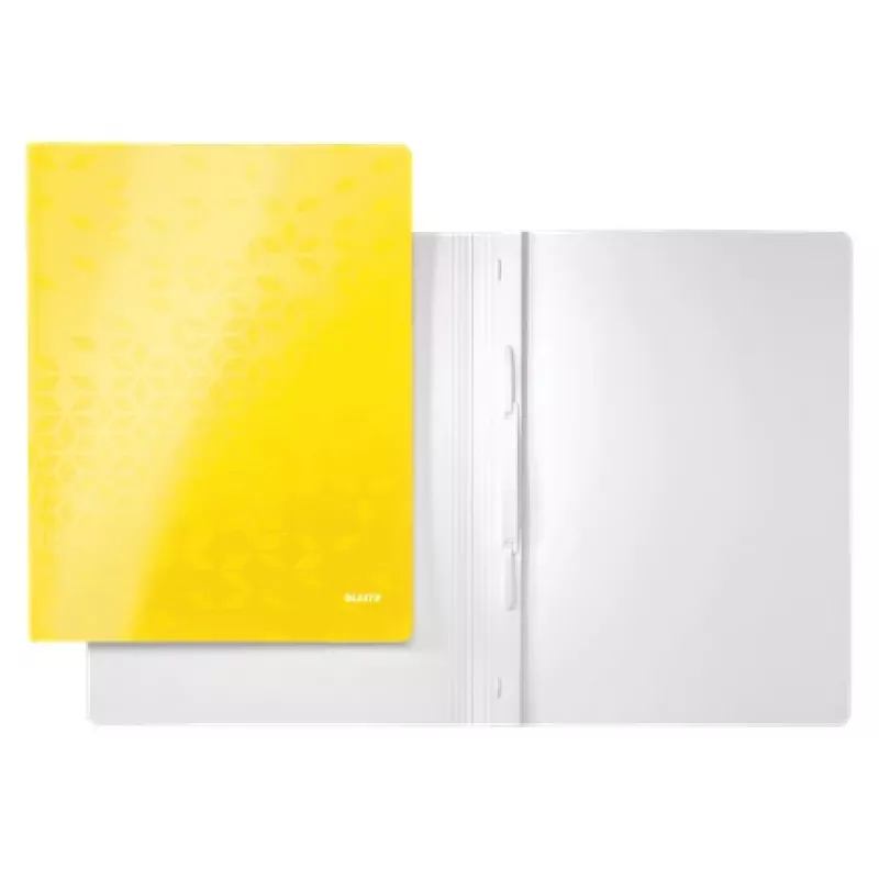 Leitz Flat File Card/Board WOW A4, Conventional file folder, A4, Carton, Yellow, Portrait, 250 sheets