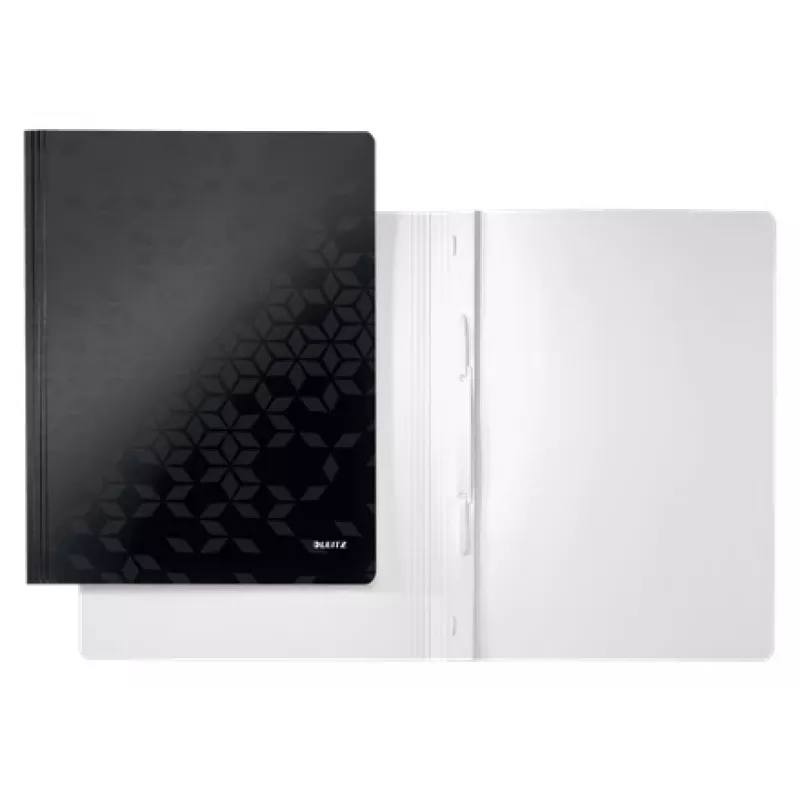Leitz Flat File Card/Board WOW A4, Conventional file folder, A4, Carton, Black, Portrait, 250 sheets